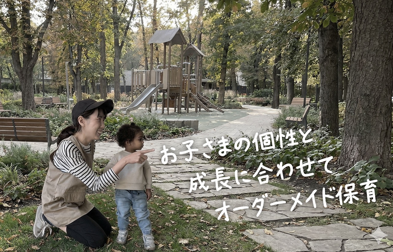お子さまの個性と成長に合わせてオーダーメイド保育